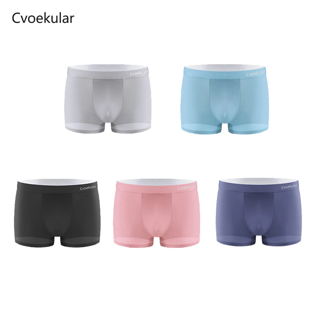 Cvoekular Man Boxer Ice Silk Lingerie Underpants Sous Vetement Homme Calzoncillos Shorts Pantie Bokserki Meskie Underwaer