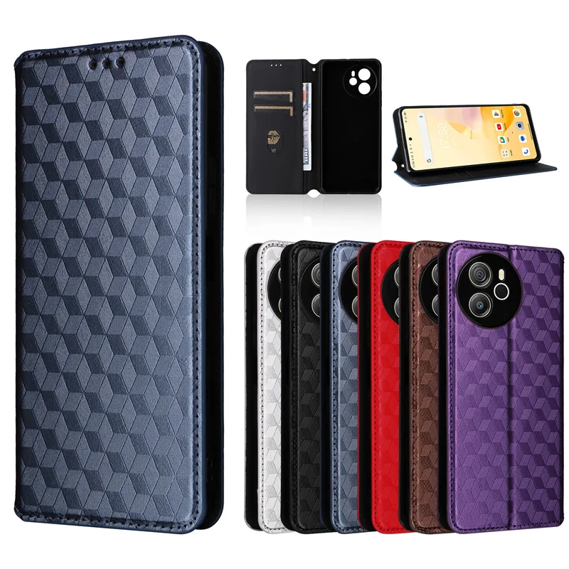 For Blackview Oscal Tiger 12 stereoscopic lines flip wallet skin PU case purse for Blackview Oscal Tiger 12 Magnetic Phone Cover