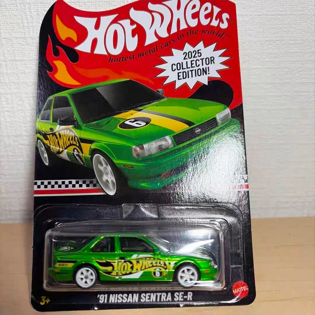 Hot Wheels Original 2025 Collector Series 1/64 Car Model 91 NISSAN SENTRA SE-R Porsche MERCEDES-BENZ UNIMOG Alloy Models Gifts
