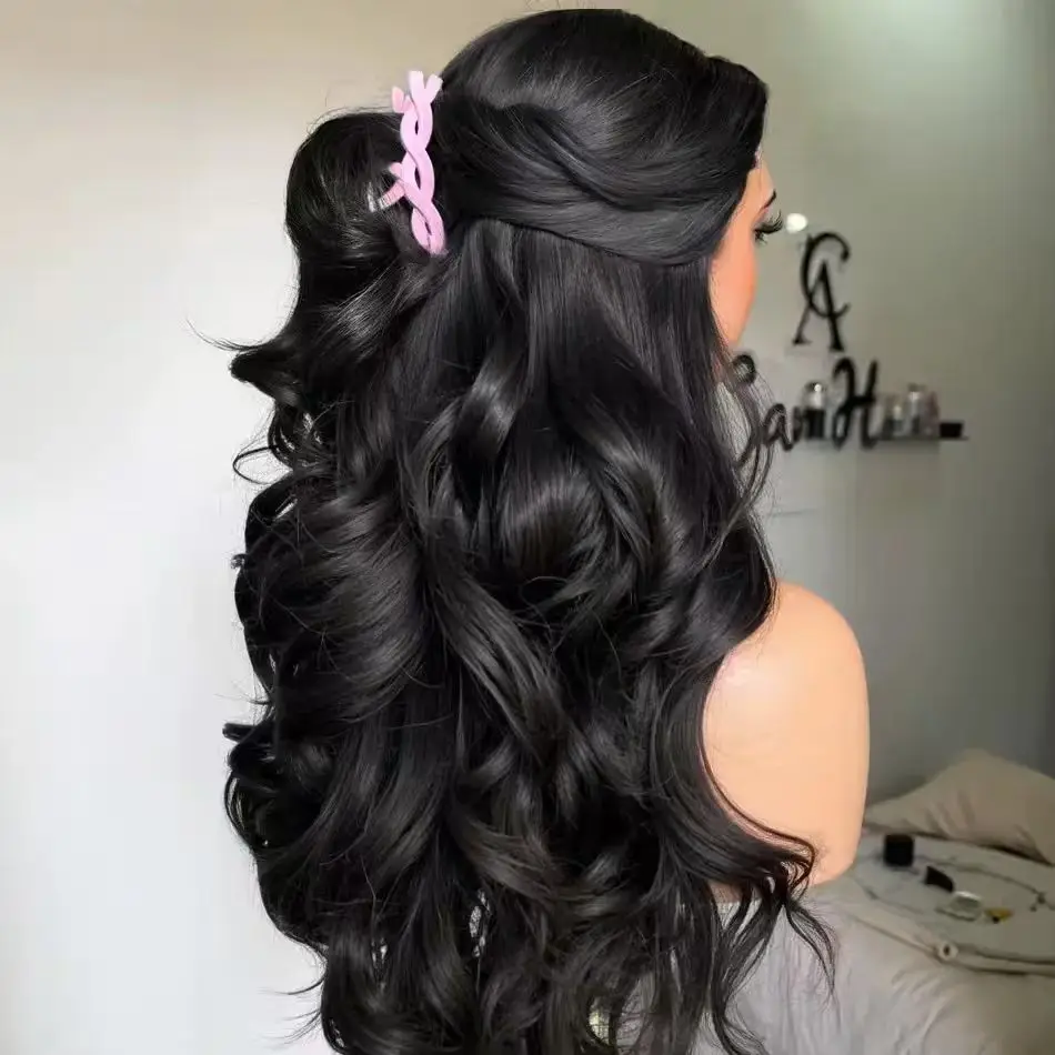 100% Human Hair Wigs 250 Density 5x5 Glueless Lace Frontal Wigs for Women Body Wave 13x4 Lace Frontal Remy  Human Hair Wig 13x6 HD Transparent Lace Front Human Hair Wig 40 Inch Pre Plucked