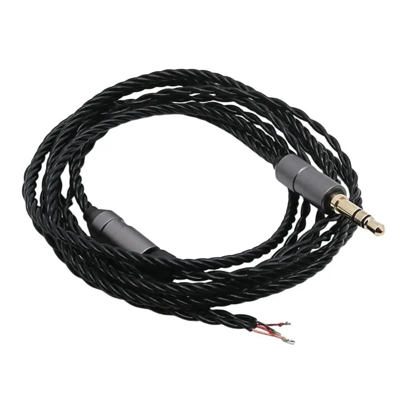 652F Customizable Headphone Cable Unassembled 3.5mm Flexible Tangling Proof Design