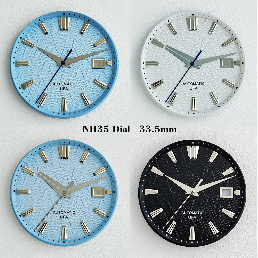 

NH35 dial 33.5mm dial No logo dial For GS NH35/NH36 movement mechanical accessories Part For GS Style Mod custom logo Dial