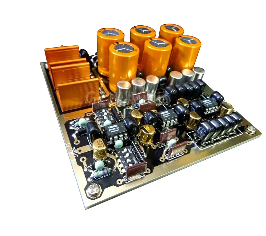 High-End,Monitoring Type, Adjustable Multiple, Fever Preamplifier Board,OPA2277 * 3,Excellent Voice