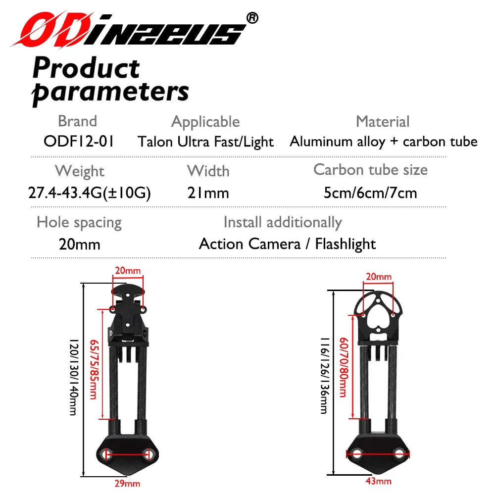 ODINZEUS For Pinarello Talon Ultra Fast/F12 Dogma F Road Bike Handlebar Computer Mount, Compatible with Garmin, Wahoo, Bryton