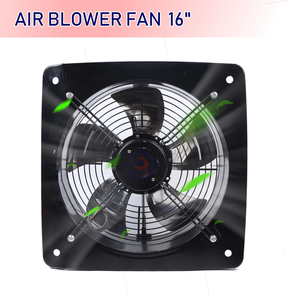 

16” Industrial Ventilation Extractor Axial Exhaust Commercial Air Blower Fan