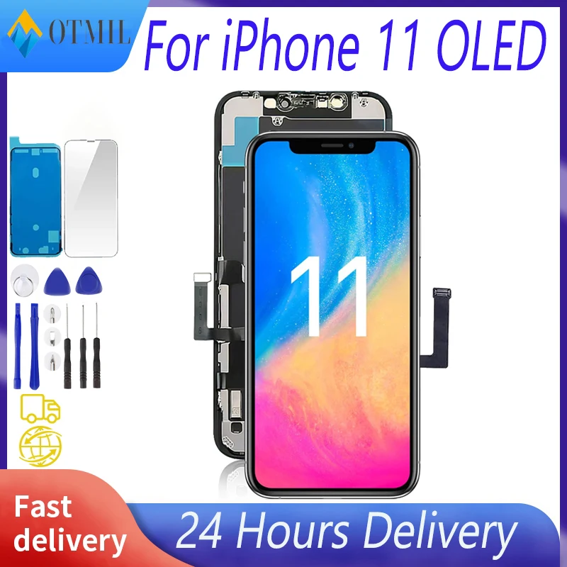 High quality screen Lcd For iPhone 11 Display Touch With 3D Touch Screen Replacement Factory Display Screen For iphone 11 LCD