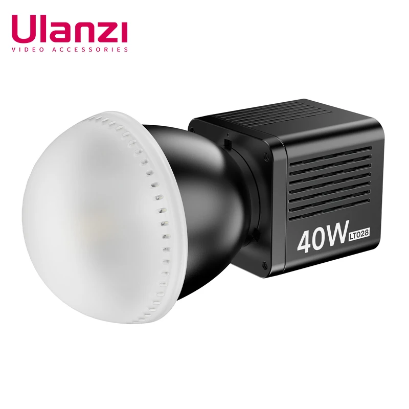 

Ulanzi LT028 40W Bi-Color COB Video Light 2500K-6500K Photographic Studio LED COB Light for Camera Video Vlog Livestreaming