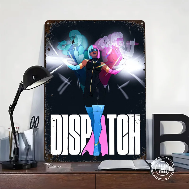 Dispatch: Prism Singer Metal Poster Customized Wall Art Retro Vintage Metal Signs for Man Cave Office Decor Room Tin Sign House