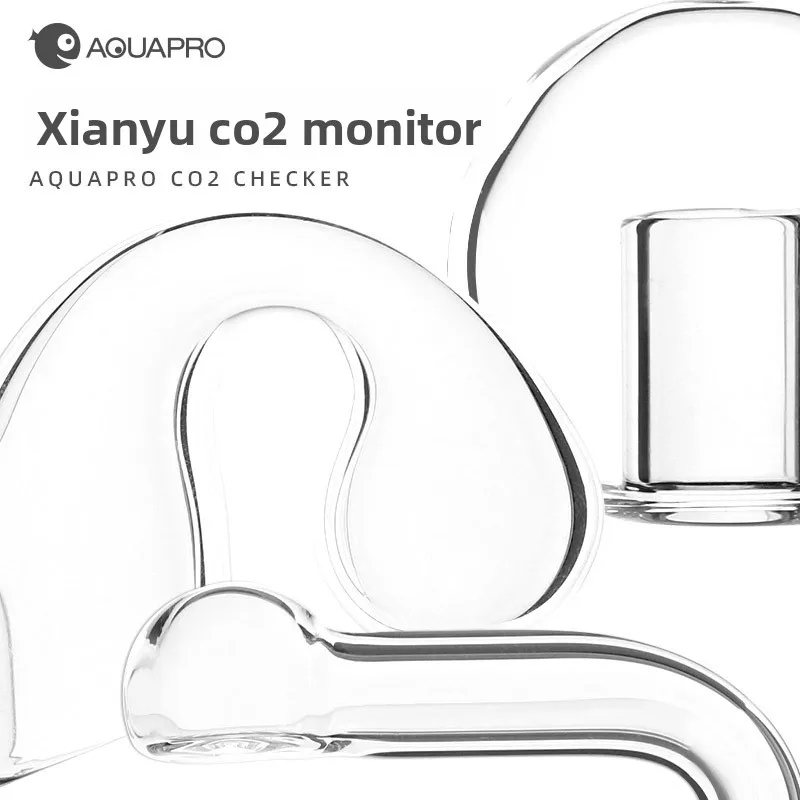 AQUAPRO Aquarium CO2 Drop Checker - Accurate Long-Term Monitor with 4D Color Chart, Professional Tool for Planted Tank
