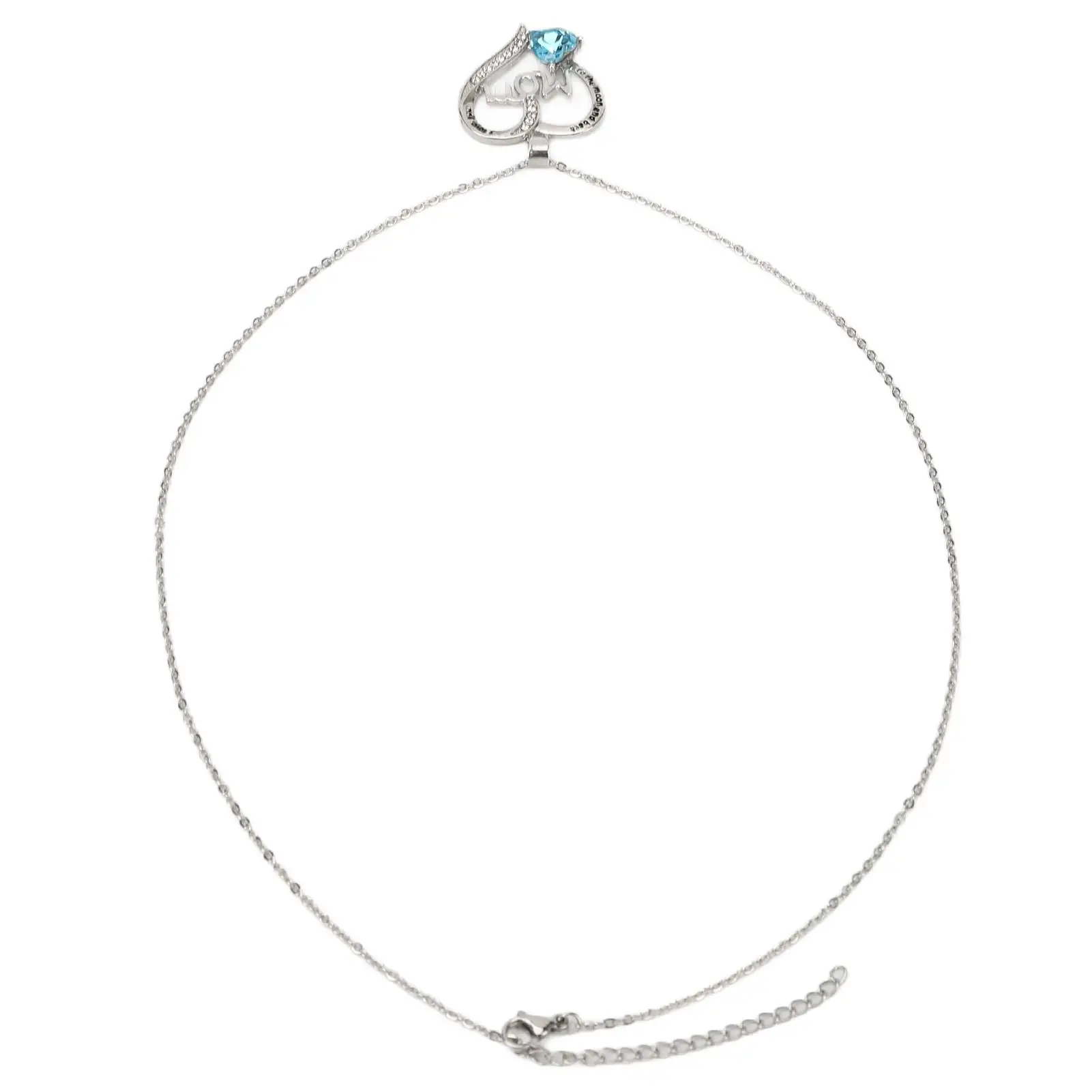 Colar de strass em forma de coração, pingente de letra personalizado, joias de liga brilhante para mulheres, festa, dança, roupa