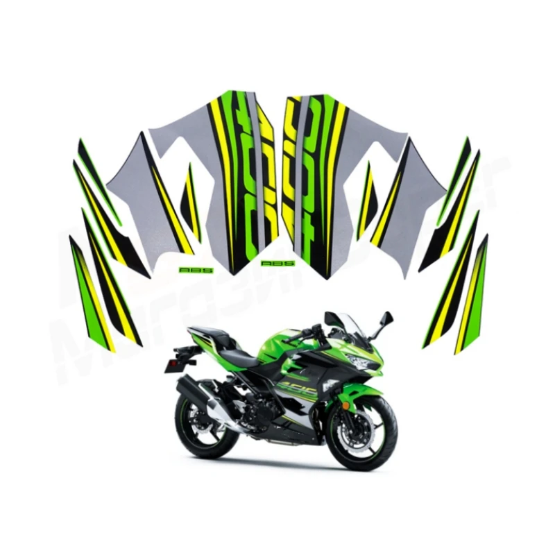 

HMAGSUPERNICE Kit For ninja400 2018 2019 2020 ABS Motorcycle Whole Car Fairing Sticker Decals