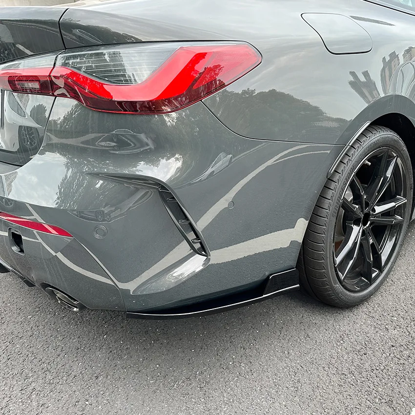

Задний бампер автомобиля, боковой диффузор, спойлер, сплиттер для BMW 4 серии G22 Coupe G23 Convertible M-Sport 2020-2024 + Bodykits Tuning