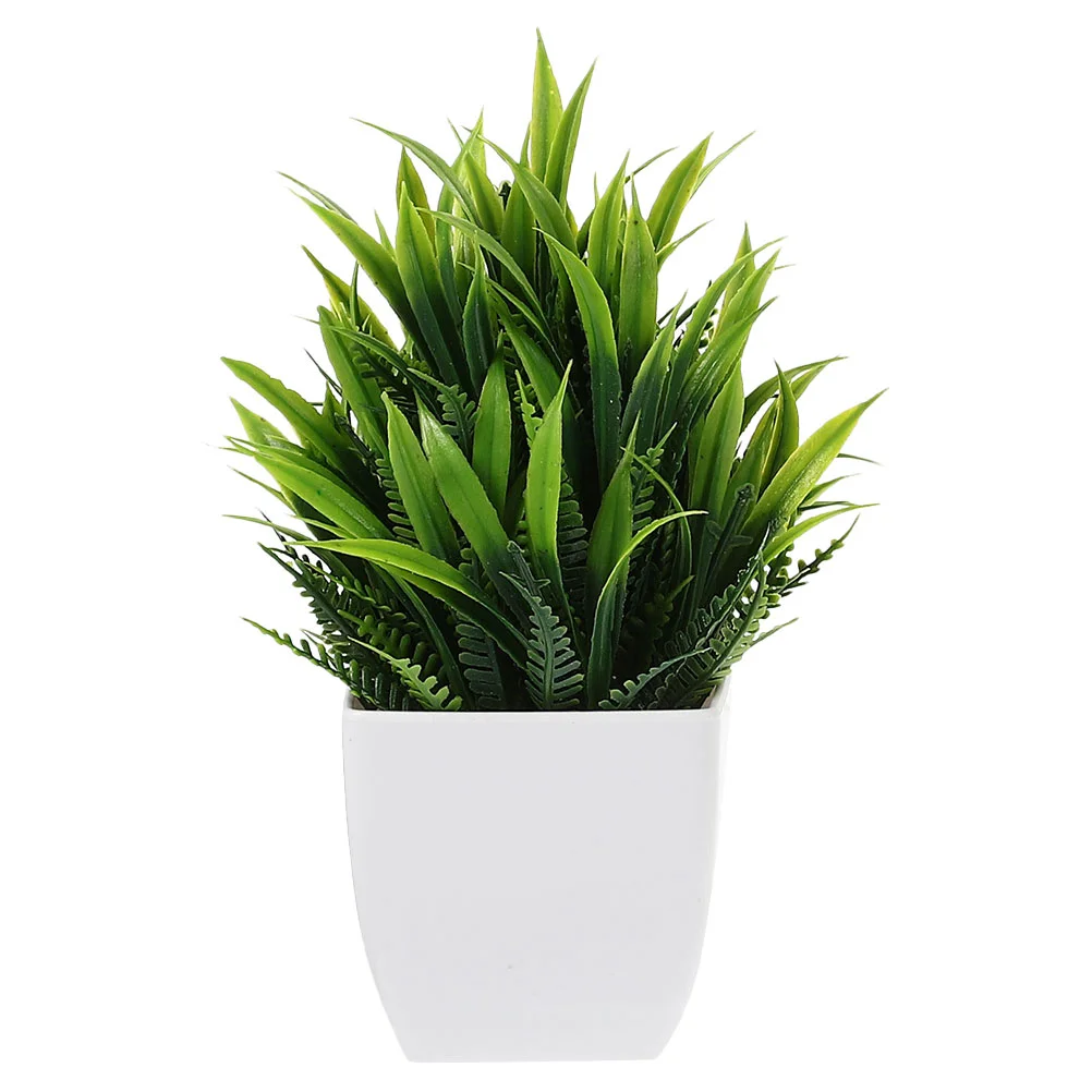 Phyto Artificial Potted Plant Faux Mini Plants Desktop Lifelike Emulated Office