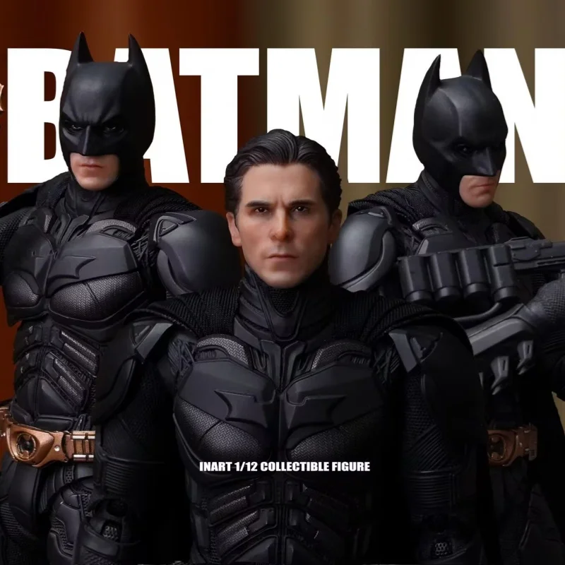 

In Stock Inart 1/12 Men Soldier Batman Christian Bale The Dark Knight Rises Eternal Fight Hero Action Figure Model Collection