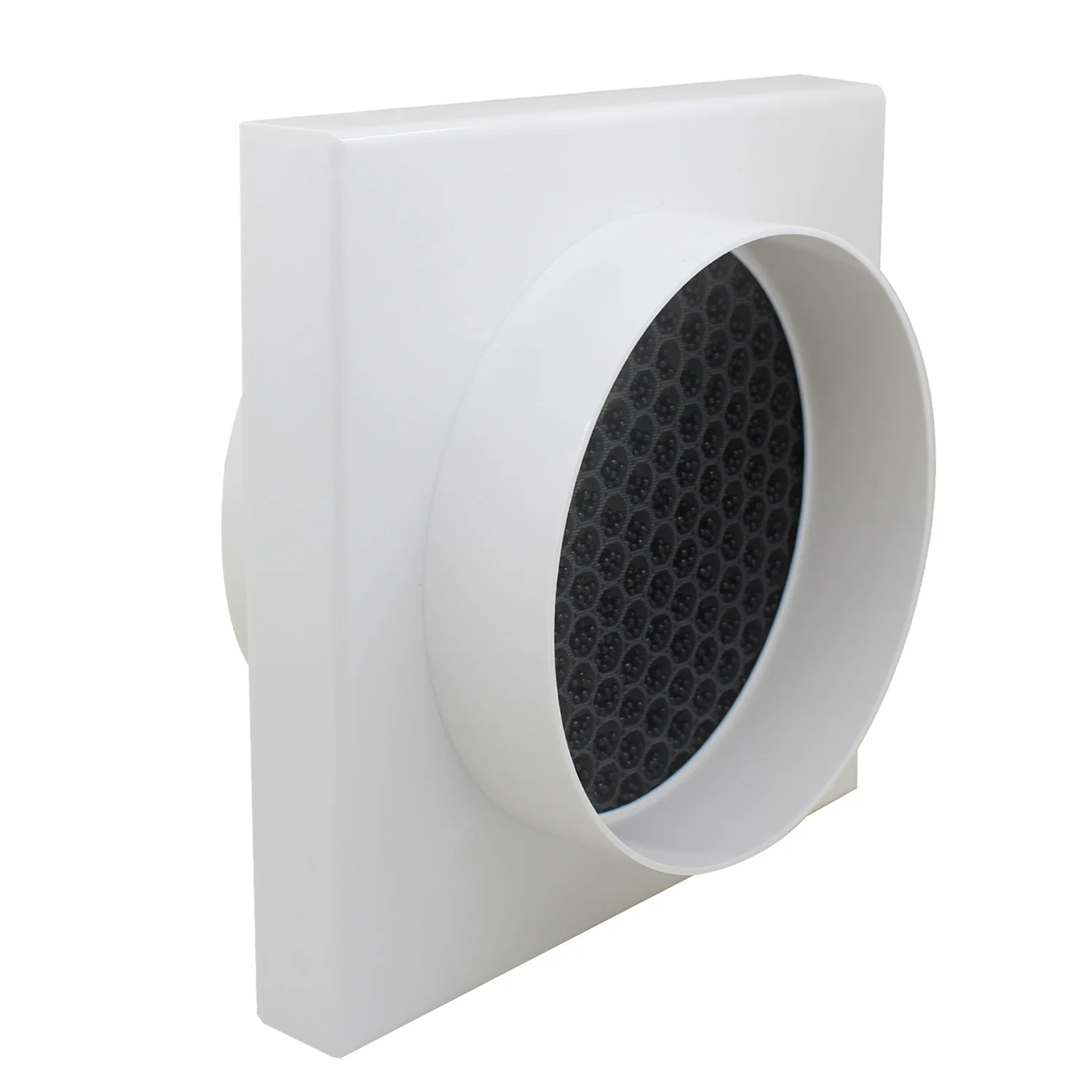 PVC air filter inline ducting box ventilation for PVC pipe PE pipe Aluminum foil tube Inlet pre filter Deworming and Deashing