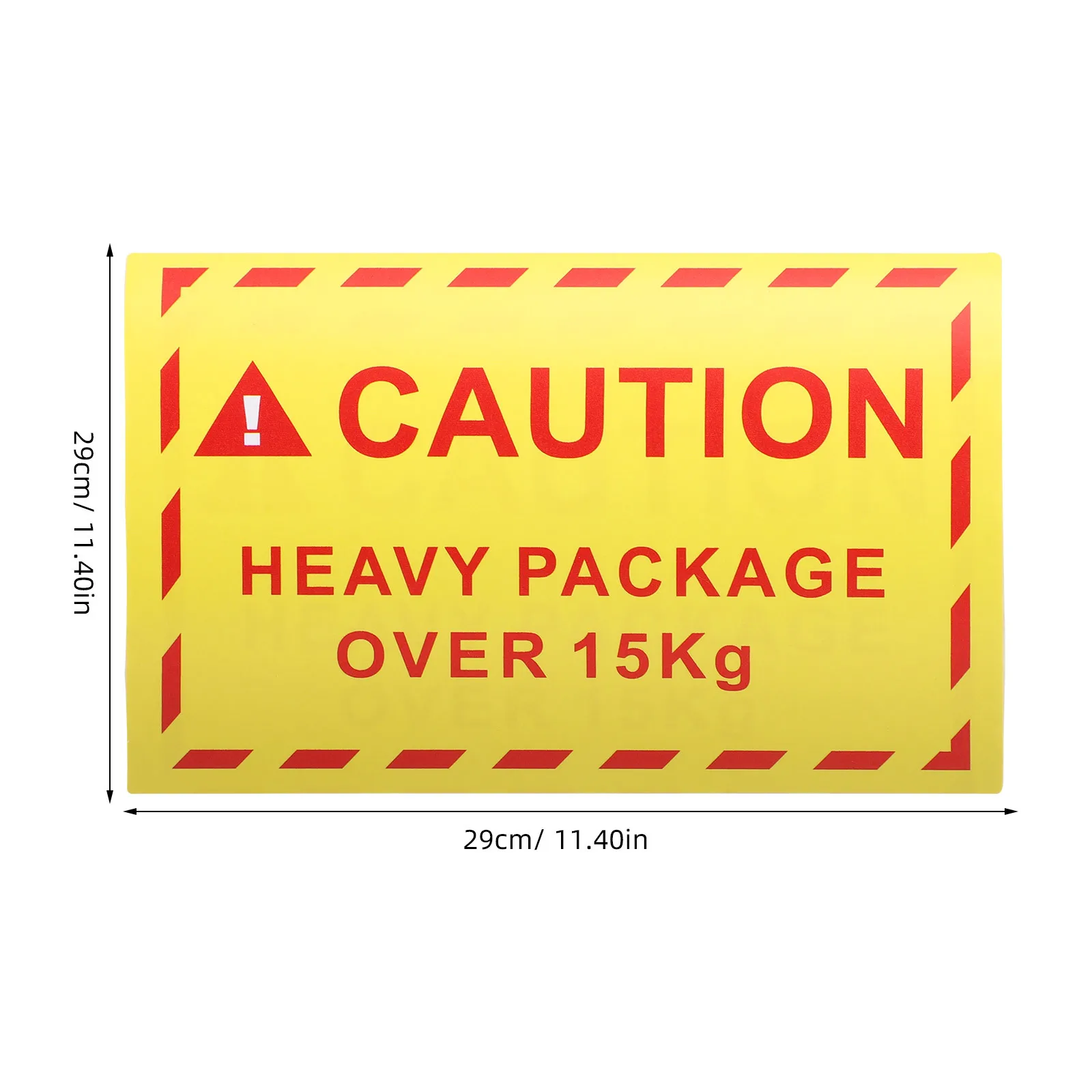 1 Roll Overweight Labels Heavy Duty Caution Stickers 15Kg+ For Shipping Packing Warning Tape File Folder Tags