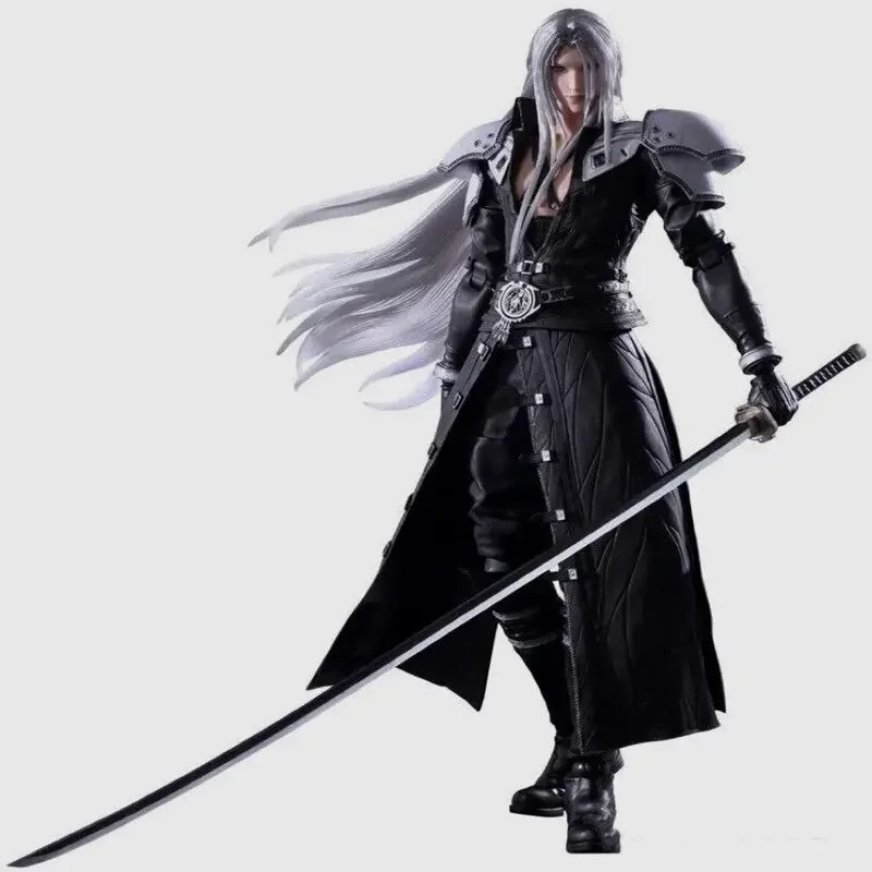 Sephiroth Square Enix Play Arts Kai FF7 Remake Figure, No Retail Box