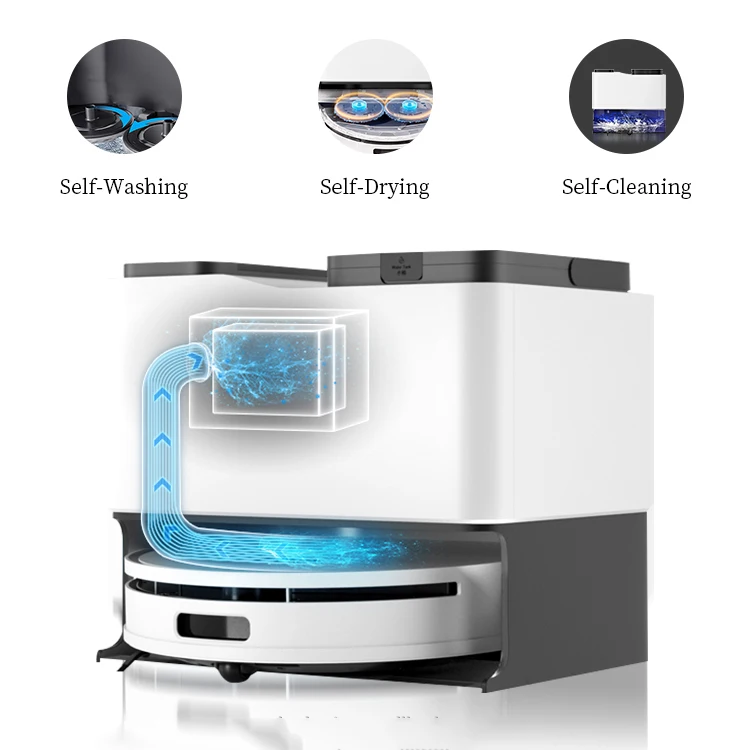 نوعية جيدة الأجهزة المنزلية ذكي كنس وتطهير إعصار روبوت فراغ نظيفة