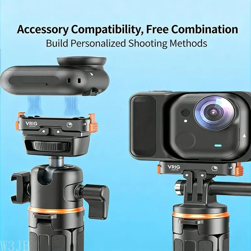 W3JB Faltbare Magnetische Quick Release Basis Für Kompakt Kameras Mount Adapter Halter Für Reisen Und Live-Streaming Szenario – Detail 8