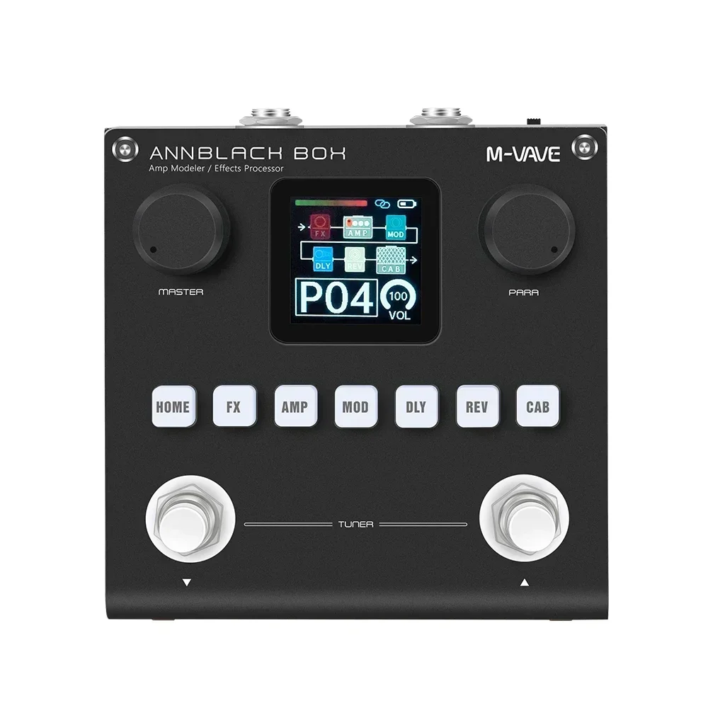 エレキギターとベース用のm-vave annblackbox,アンプモデラー エレキギターとベース用のm-vave annblackbox,アンプモデラー
