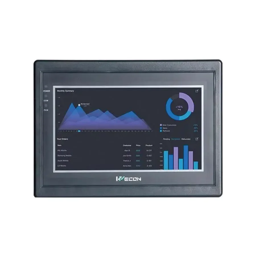 WECON automation control system touch screen 4.3 inch 7 inch PI3043ie PI3070ie human-machine interface hmi