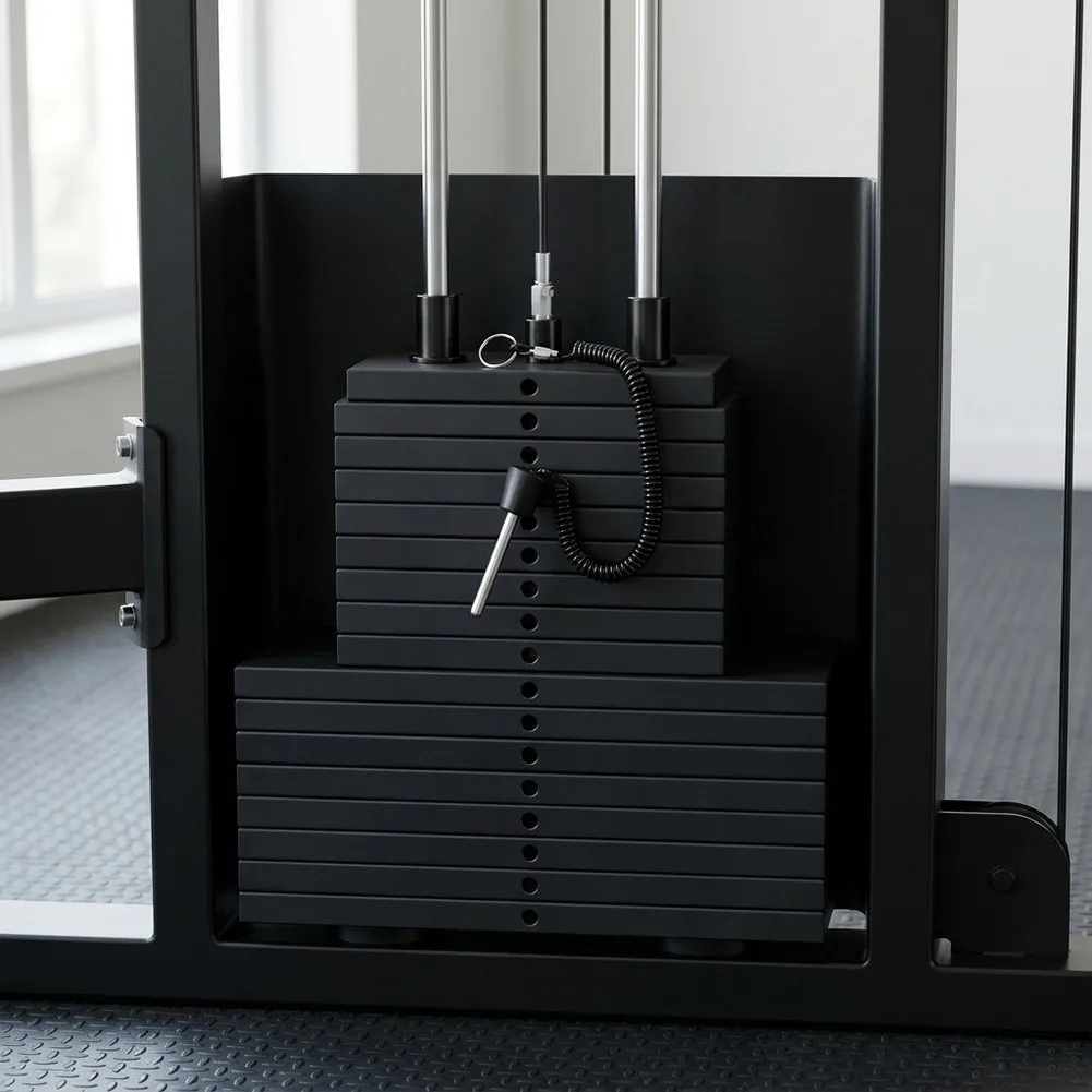 2pcs Lightweight Weight Stack Pin With Pull Rope Dual-Lock Weight Machine Pin Fitness Home Gym Exercise Machine Parts