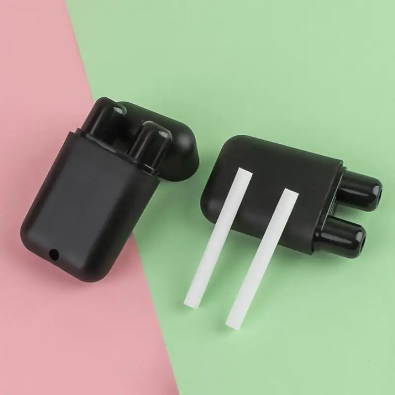 10 個の二重穴デザイン鼻吸入器スティック空のチューブ小さな鼻チューブ吸入器プラスチック眠気防止装置空のチューブ