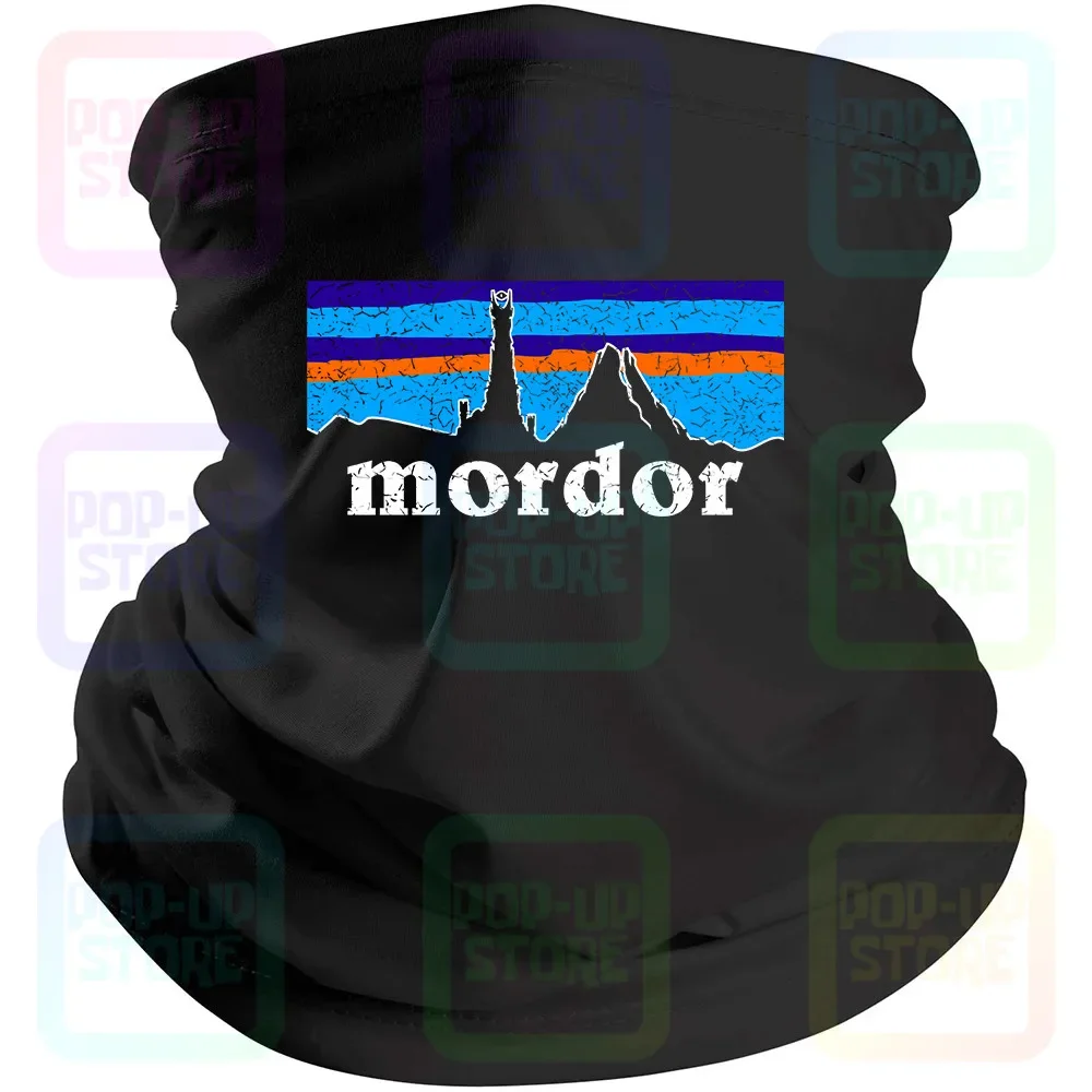 

Mordor Lord Of Frodo The Rings Sam Sauron Symbol Sign Tower Logo Black Bandana Mask Scarf Neck Gaiter Mouth Cover