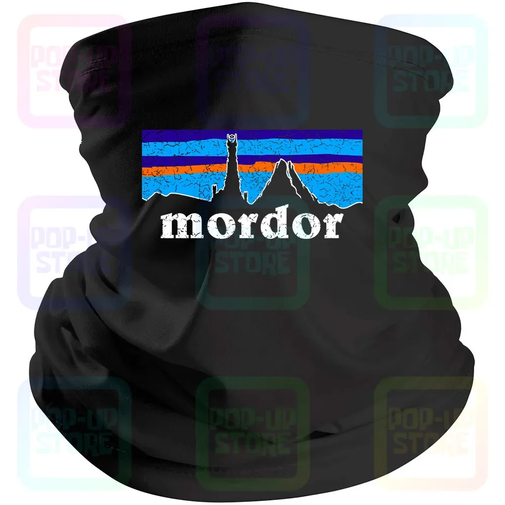 Mordor Frodo Lord Of The Rings Sam Sauron Symbol Sign Tower Logo negro Bandana máscara bufanda cuello polaina cubierta de la boca