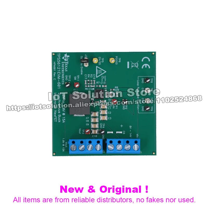 TPS56121EVM-601 Evaluation Module for TPS56121 High Current (15A) Synchronous Step-Down Converter