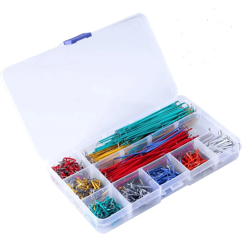 

Breadboard Jumper Wire set Completes Jumper Cable with Storage Box Multipurpose