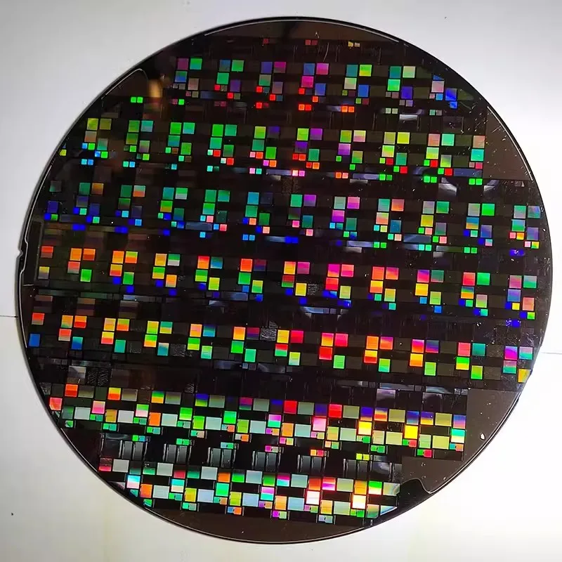 Silicon Wafer 12 8 6 Inch CPU Technology Sense Decoration Birthday Gift Lithography Chip Circuit Chip Semiconductor Silicon Chip