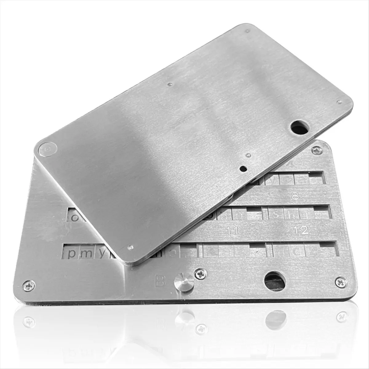 AT16 Plates Wallet Crypto Cryptocurrency Storage Crypto Wallet for Bitcoin Hardware Cold Backup Mechanical Code Record Book