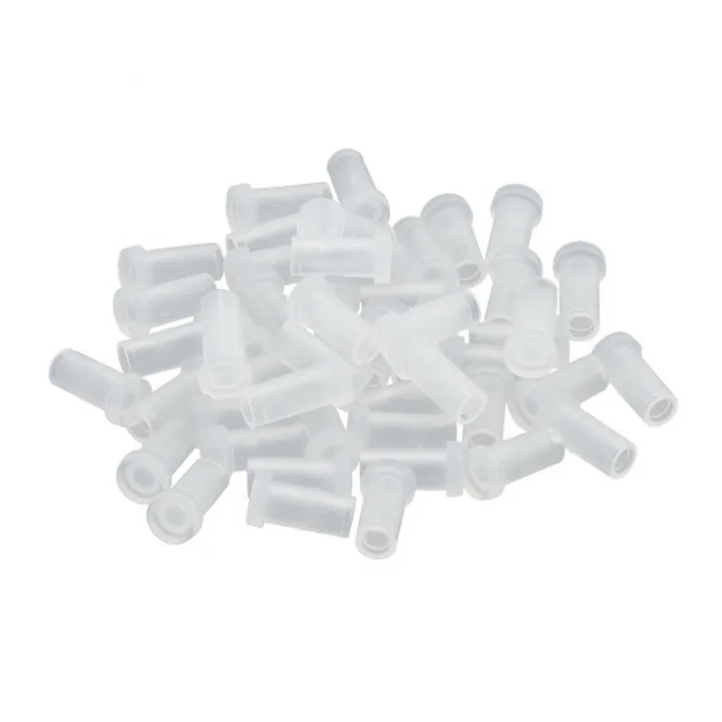 Universal Dust Cap for 2.5mm Ferrules Fits FC SC and ST Ferrules, Clear Color, 100 pcs/pack