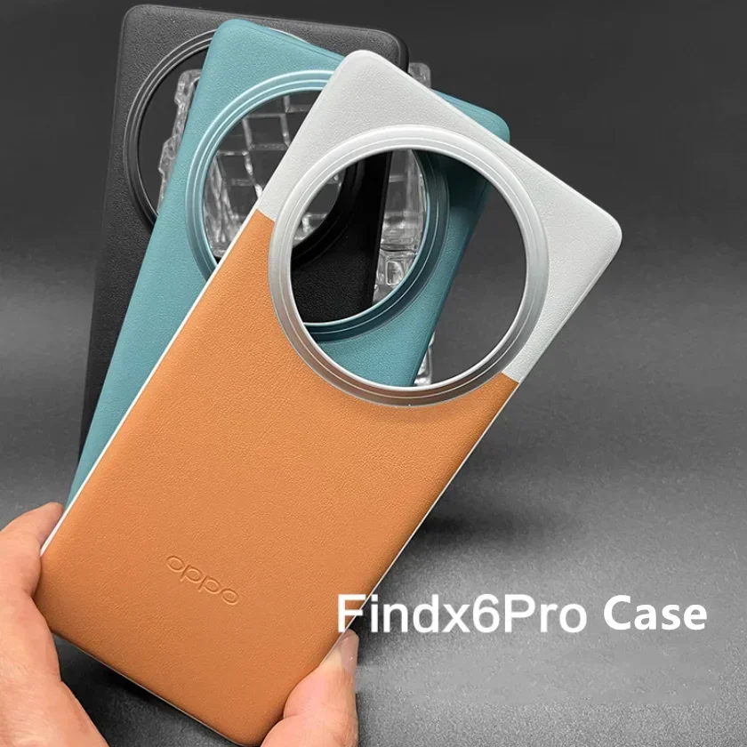 Original Case For OPPO Find X6 Pro Case Ultra Thin Leather PC Protective Cover Cool Luxury Slim Phone Case without retail box