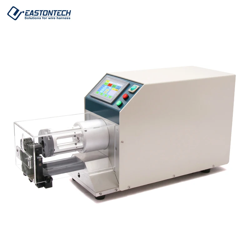 EW-06G Semi-automatic 9 Layers Rotary Coaxial Cable Stripping Machine Triaxial Cable Stripping Machine