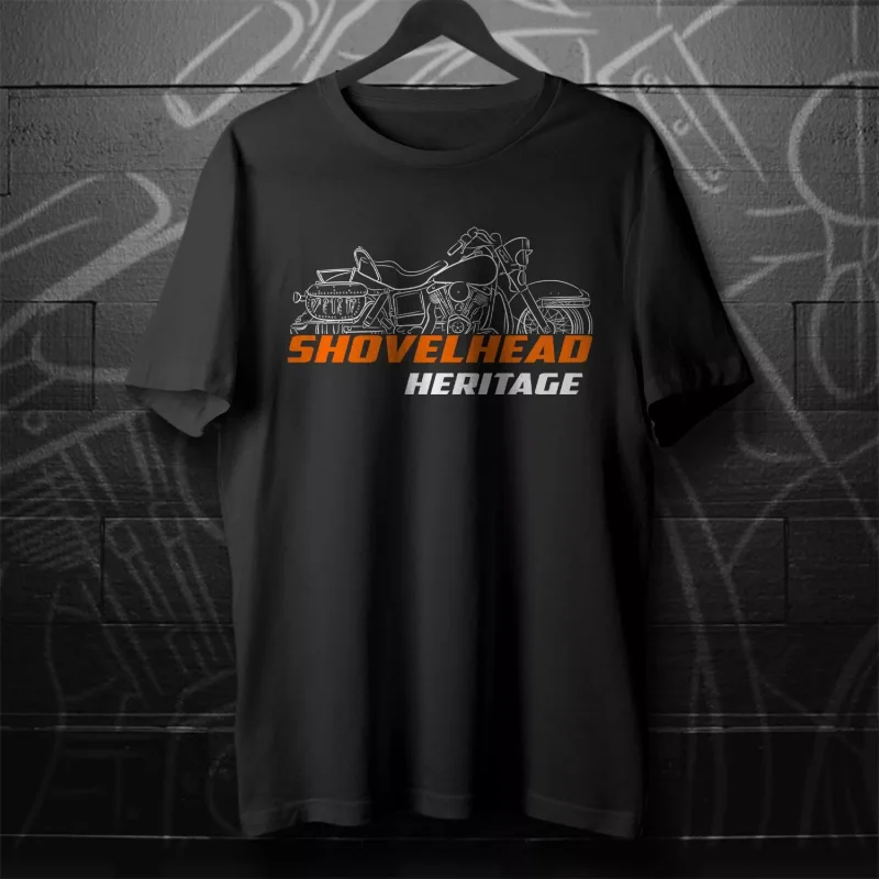 

Har|ey-Davids0n FLHE 1340 Heritage 1981 fans - Motorcycle T-Shirt 00000553#A1 men women summer tee cotton tshirts