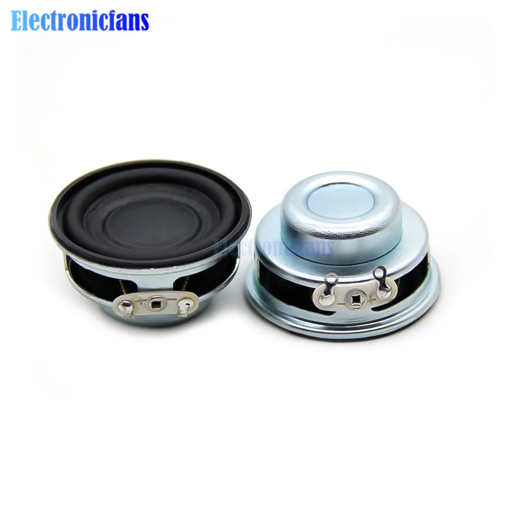 1Pcs 4Ohm Full Frequency Multimedia Small Speaker 3W 36mm 15W 47mm 5W 52mm 25W 66mm 1.4/2.5 Inch Portable Bass Audio Loudspeaker