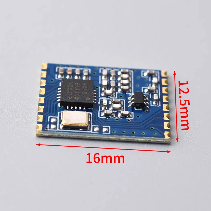 Snvi SI4438 SI4463 وحدة الاتصالات اللاسلكية 433/868M جهاز الإرسال والاستقبال RF الاستهلاك المنخفض LLCC68/CMT2300A