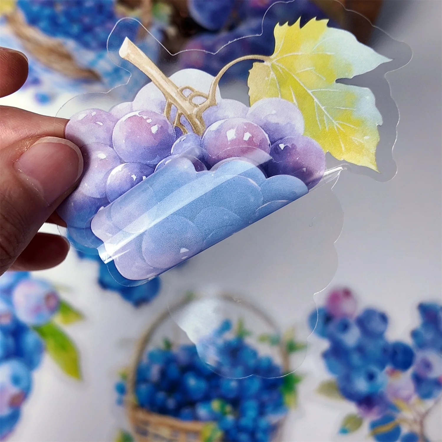 10 قطعة/الحزمة ملصقات الحيوانات الأليفة الفاكهة خمر البطيخ العنب ديكو بطاقة لاصقة سكرابوكينغ لوازم مخطط القرطاسية ملصق #2