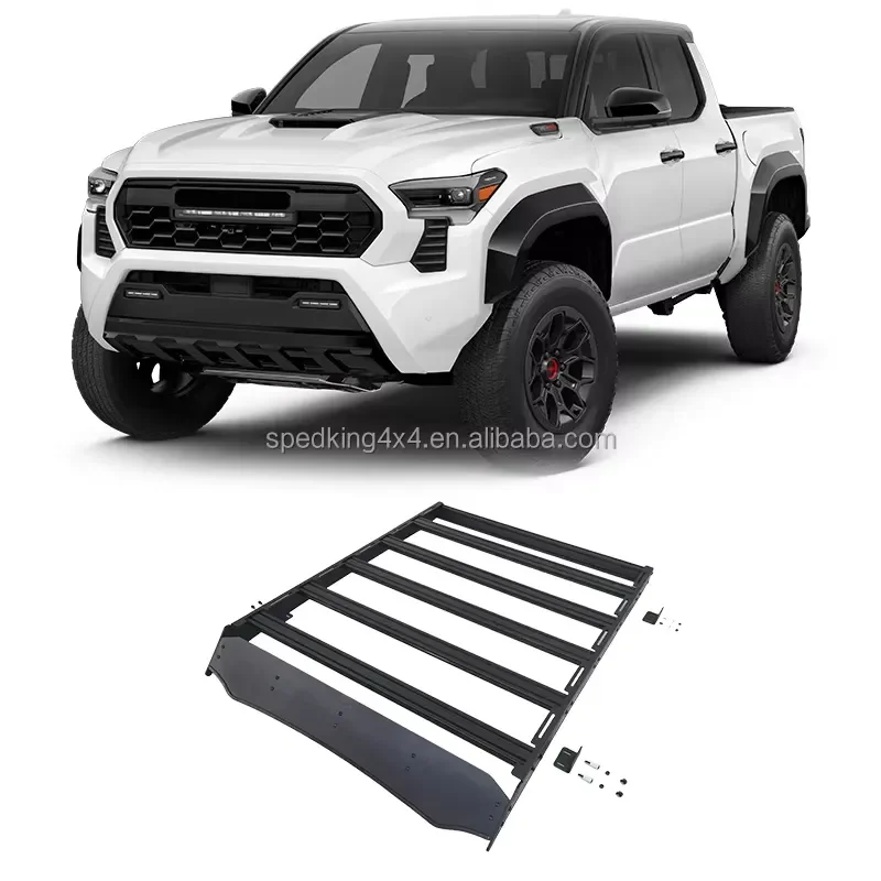 Latest Models 4x4 Off Road Accessories Aluminum Roof Rack Luggage Carrier for 2024 TACOMA Roof Rack