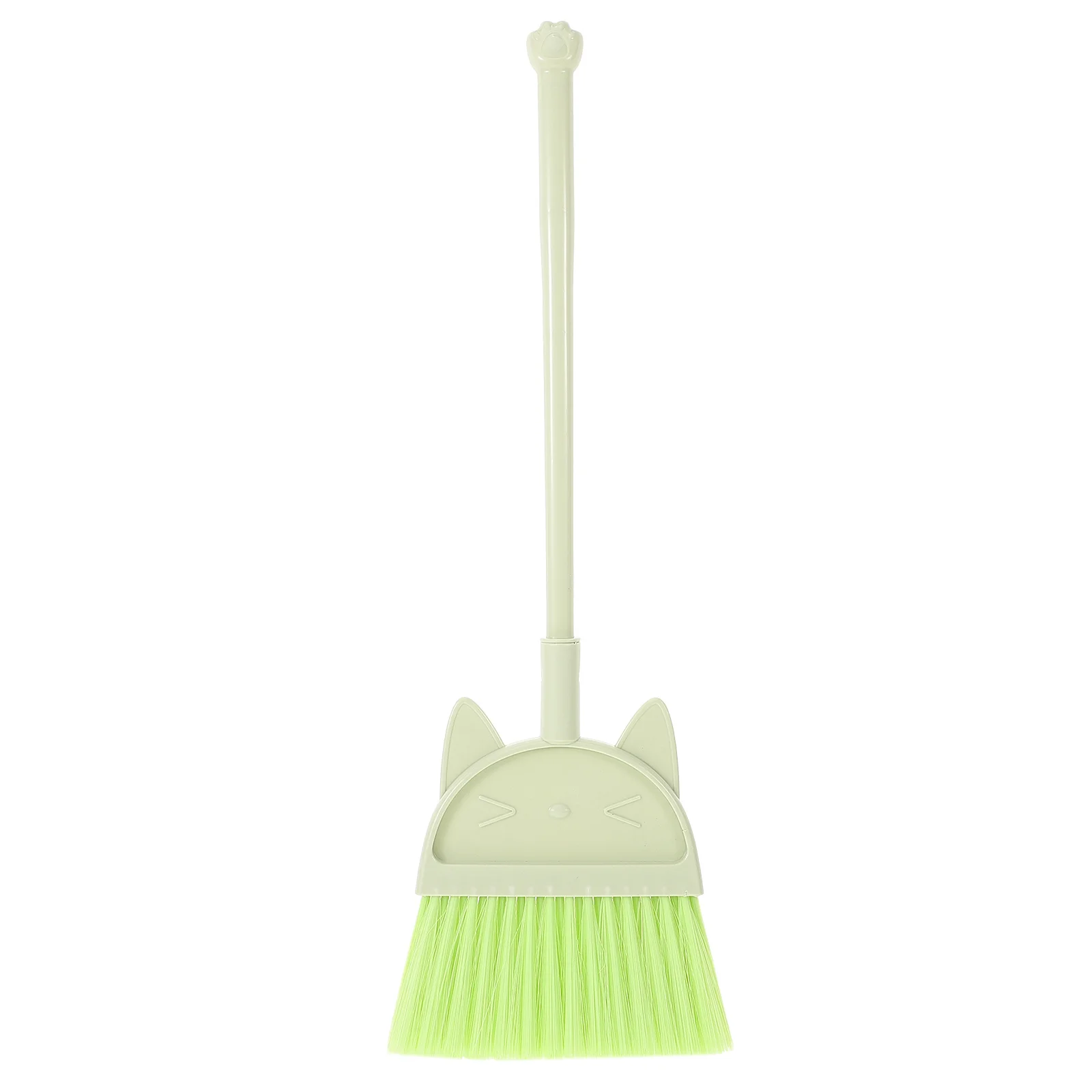 Kids Small Broom Cartoon Cat Design Lightweight Cleaning Tool for Home Use Kids Mini Broom Household Cleaning Supply