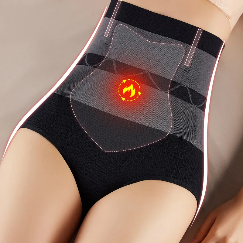 Women's High Waist Belly Slimming Panties Winter High Waisted Compression Pants Butt-lifting Non-trace Warm Underwear Lingerie image 5