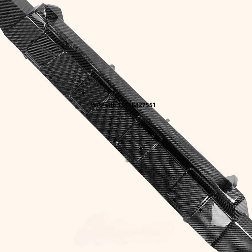 

For Benz G63 G500 G350 Rock-Style G900 Rear Under Lip Diffuser Dry Carbon Fiber