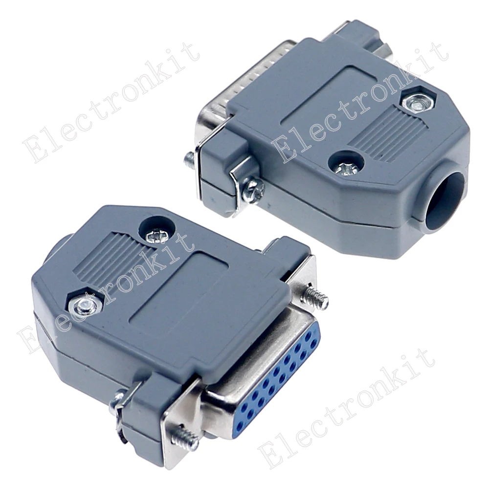 DB15 Gelast Connector 15-Pin RS232 Terminal Adapter Board Mixde Box Set Kit (10 Mannelijk Hoofd + 10 vrouwelijke Hoofd)