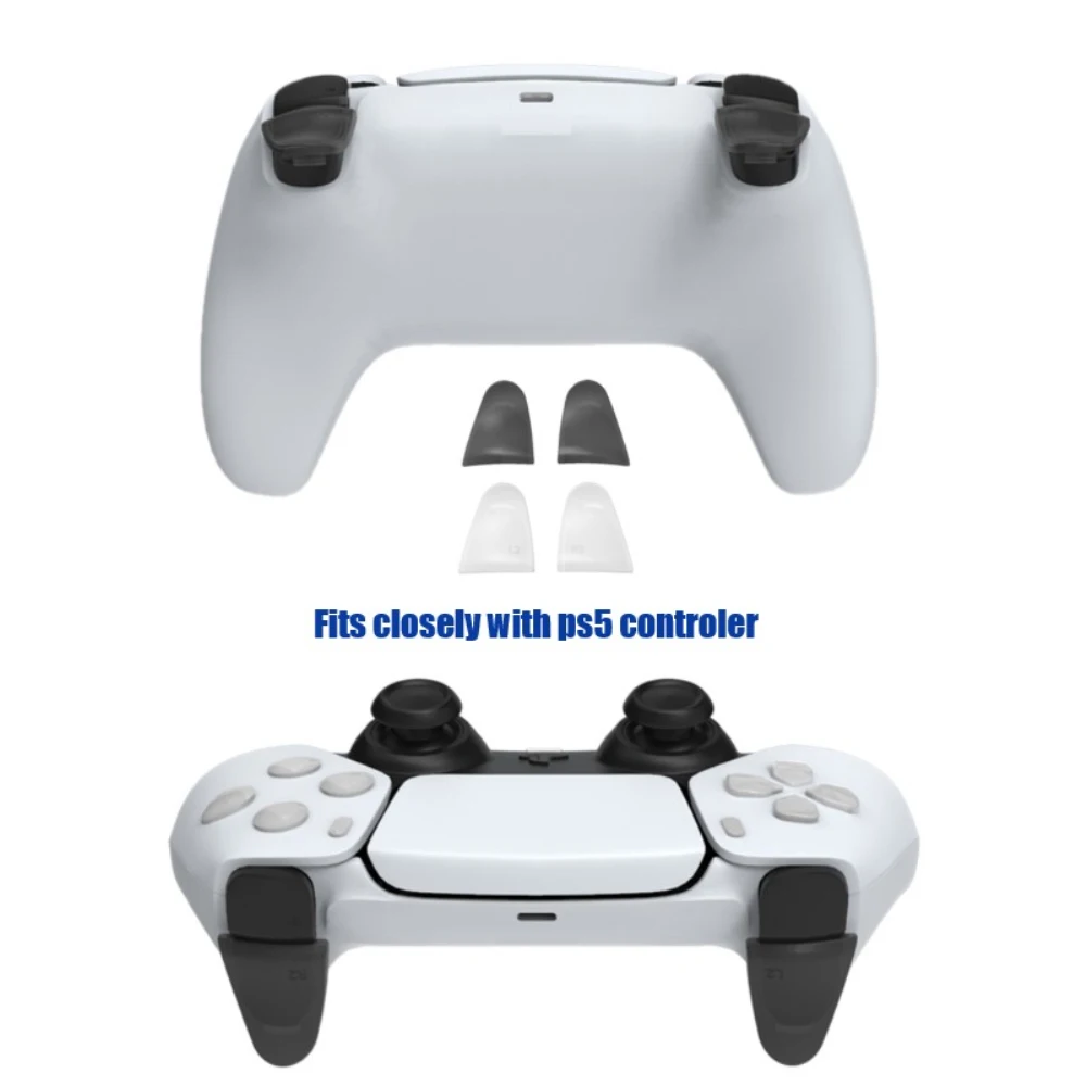 Grip Caps For Ps5 Dualsense Lightweight Abs For 5 Gamepad Trigger Buttons Gamepad Accessories Trigger Extenders