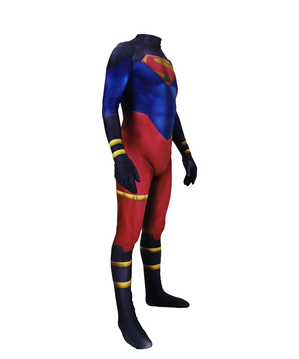 Halloween Adults Kids The Man of Steel Cosplay Costume Zentai Suit  Superhero  Bodysuit Party Jumpsuit