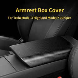 Plaque de couverture de boîte d'accoudoir pour placements, modèle 3 +, housse de protection, coque ABS, nouveaux accessoires de voiture, marijuana 3 Highland 2024