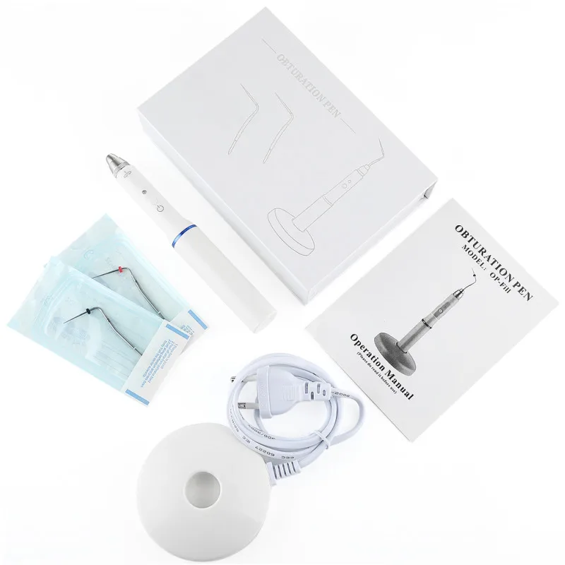 OEM Dental Electric Heated Pen Cordless Wireless Gutta Percha Obturation System 2Tips Dentistry Dentist Products