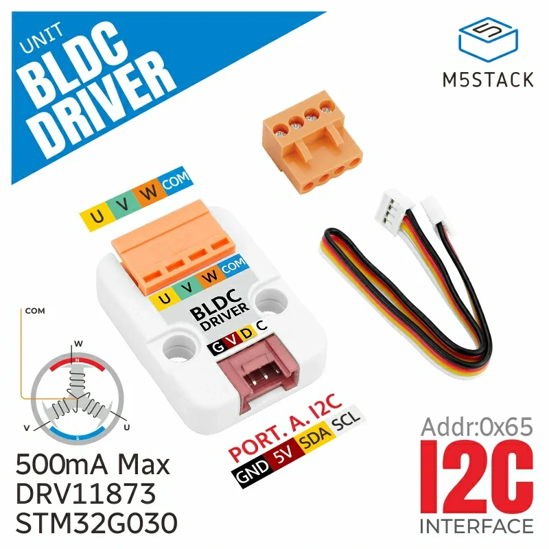 M5Stack Official Bldc Motor Driver Unit (STM32)